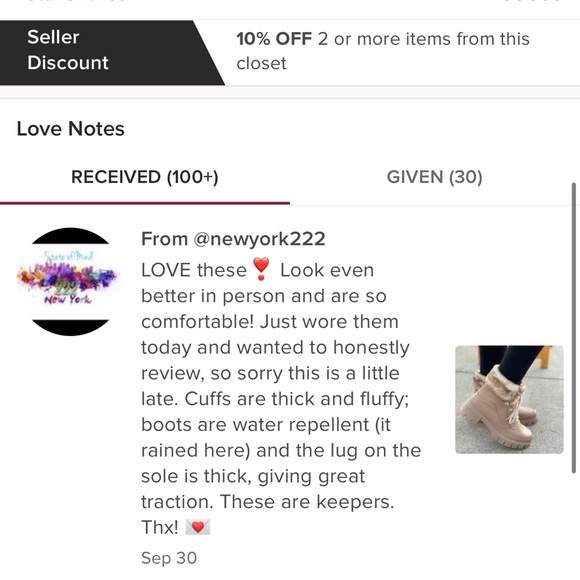 Black Lace-up Combat boot with faux fur ankle cuff - Picture 8 of 13